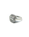 A pedido - Anillo Diamante Brillante en Bisel 0,38 ct Halo