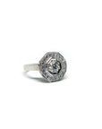 A pedido - Anillo Diamante Brillante en Bisel 0,38 ct Halo