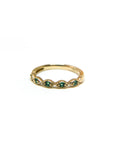 A pedido - Anillo Esmeraldas Eye Gold
