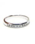 A pedido - Anillo Cintillo en Riel 0,01.5 ct