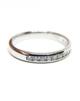 A pedido - Anillo Cintillo en Riel 0,01.5 ct