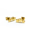 A pedido - Aros Stud Trio Estrellas Bold Gold