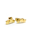 A pedido - Aros Stud Trio Estrellas Bold Gold