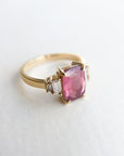 A pedido - Anillo Rubelita Rectangular Grifa y Baguettes