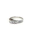 A pedido - Anillo Quintillo Princess en Grifa y brillantes en argolla