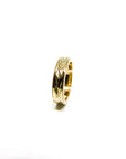 A pedido - Anillo Argolla Tallada Oro Amarillo