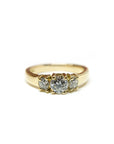 A pedido - Anillo Tricillo Brillantes Grifa (0,40/0,15 ct)