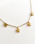 A pedido - Collar Cadena Estrellas S
