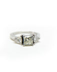 A pedido - Anillo Tricillo Princess y Triángulos en Grifa
