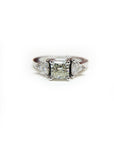 A pedido - Anillo Tricillo Princess y Triángulos en Grifa