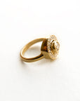 A pedido - Anillo Diamante Brillante en Bisel 0,40 ct Halo Ruleteado