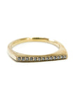 A pedido - Anillo Cintillo Brillantes en Grifa 0,01 ct Recto