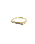 A pedido - Anillo Cintillo Brillantes en Grifa 0,01 ct Recto