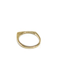 A pedido - Anillo Cintillo Brillantes en Grifa 0,01 ct Recto