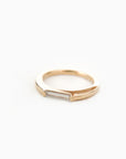 A pedido - Anillo Diamante Baguette Line