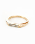 A pedido - Anillo Diamante Baguette Line