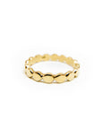 A pedido - Anillo Oro Amarillo y pelotitas planas