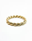 A pedido - Anillo Oro Amarillo Diseño Trenzado