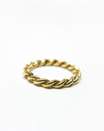 A pedido - Anillo Oro Amarillo Diseño Trenzado