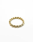 A pedido - Anillo Oro Amarillo Diseño Trenzado