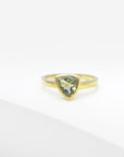 A pedido - Anillo Turmalina Triangular Bisel