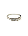 A pedido - Anillo Quintillo Brillantes en Grifa (0,10/0,06/0,04 ct)