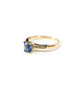 A pedido - Anillo Zafiro Rectangular en Grifa 6 x 5 mm