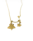 A pedido - Collar Estrella Duo Gold