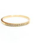 A pedido - Anillo Cintillo Brillantes en Grifa 0,01 ct