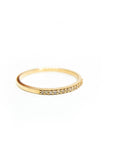 A pedido - Anillo Cintillo Brillantes en Grifa 0,01 ct