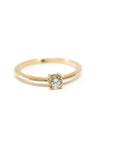 A pedido - Anillo Diamante Brillante en Grifa 0,19 ct