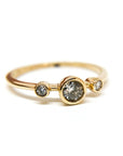 A pedido - Anillo Tricillo Brillantes en Bisel (0,20/0,04 ct)