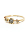 A pedido - Anillo Tricillo Brillantes en Bisel (0,20/0,04 ct)