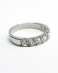 A pedido - Anillo Cintillo Brillantes en Grifa 0,20 ct
