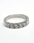 A pedido - Anillo Cintillo Brillantes en Grifa 0,20 ct