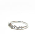 A pedido - Anillo Cintillo Brillantes en Grifa 0,03 y 0,01.5 ct Galaxia
