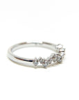 A pedido - Anillo Cintillo Brillantes en Grifa 0,03 y 0,01.5 ct Galaxia