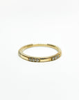 A pedido - Anillo Argolla Brillantes en Grifa 0,01.5 ct Trio