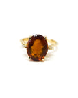 A pedido - Anillo Agata Oval Grifa y Diamantes