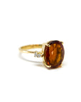 A pedido - Anillo Agata Oval Grifa y Diamantes