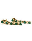 A pedido - Aros Colgantes Esmeralda 0,05 Ct grifa Gold