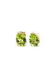 A pedido - Aros Stud Peridoto Pear 7x5 mm Gold