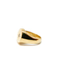 A pedido - Anillo Sello Brillante en Bisel 0,01.5 ct