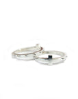 Anillo Plata Denario Pelotitas