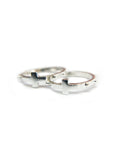 Anillo Plata Denario Pelotitas