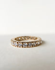 A pedido - Anillo Sinfín Brillantes en Grifas cuadradas 0,08 ct