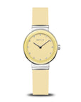 Reloj Bering Classic Mujer Amarillo