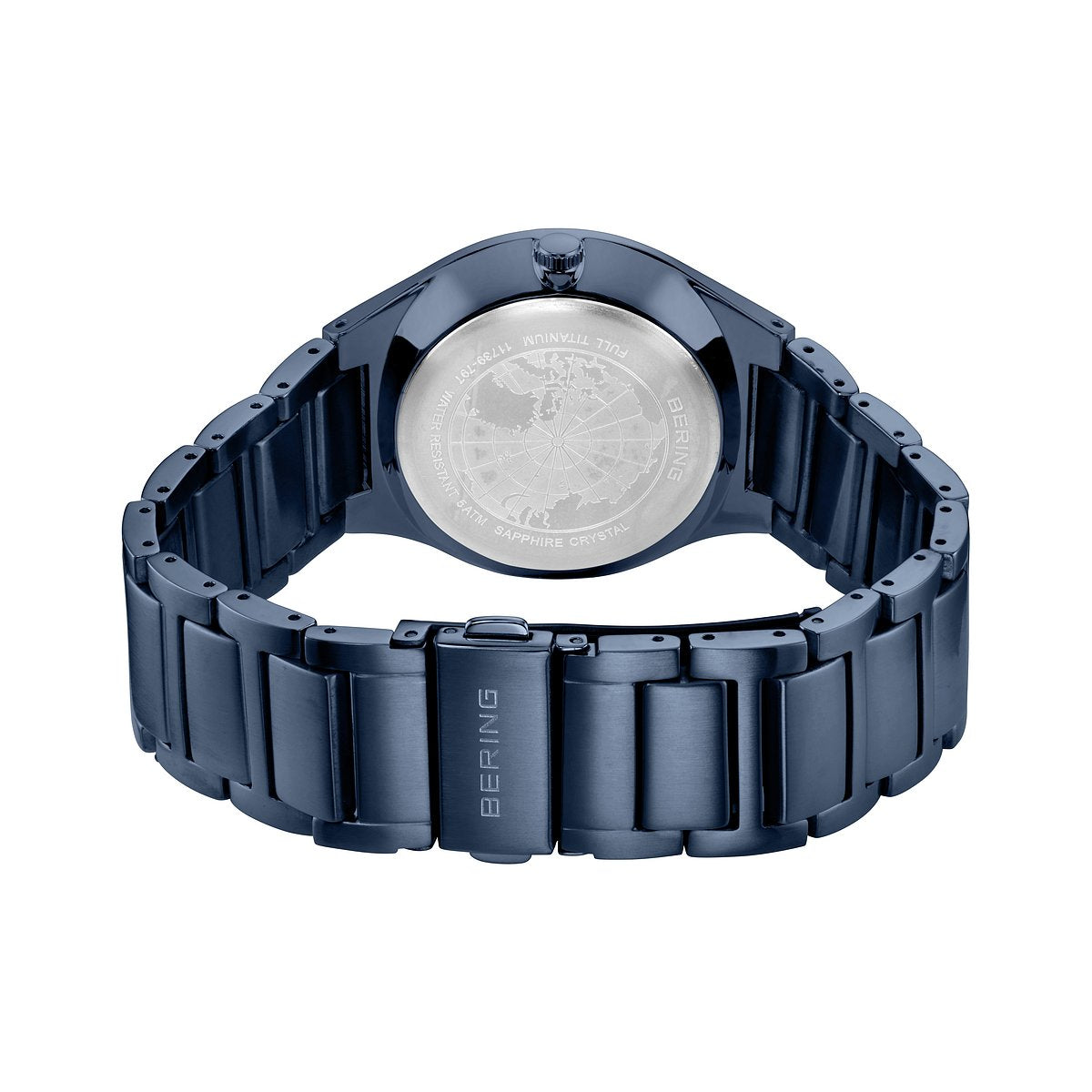 Reloj Bering Titanium Hombre Azul mate