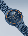 Reloj Bering Titanium Crono Hombre Azul