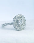 A pedido - Anillo Diamante 0,3 ct Halo Doble